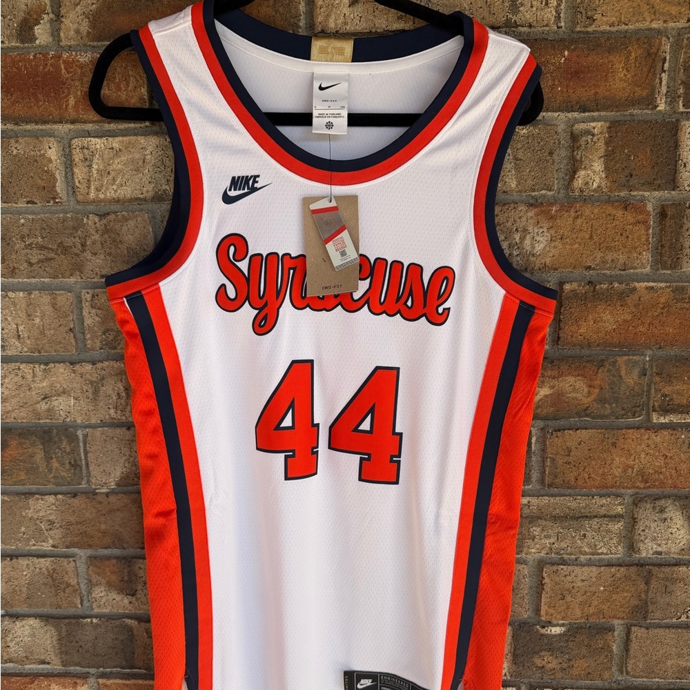 Nike Syracuse Elite Basketball Jersey - #44 - New - Size Small